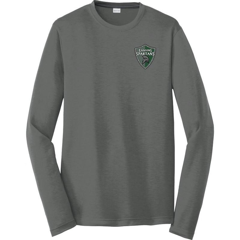 Lansing Spartans Long Sleeve PosiCharge Competitor Cotton Touch Tee