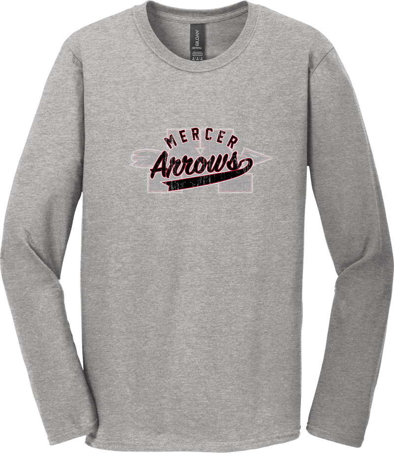 Mercer Arrows Softstyle Long Sleeve T-Shirt