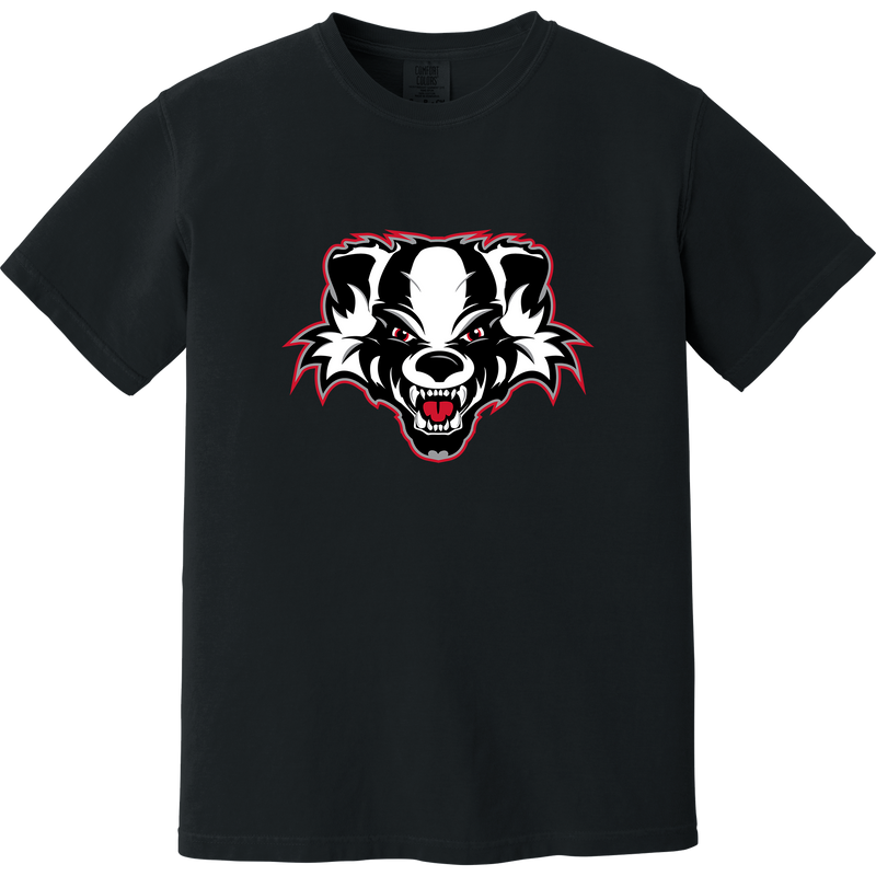 Scary Badgers Heavyweight Ring Spun Tee