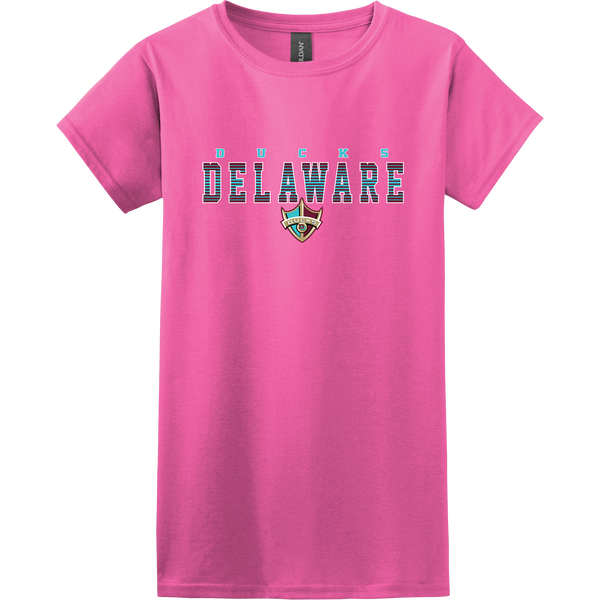 Delaware Ducks Softstyle Ladies' T-Shirt