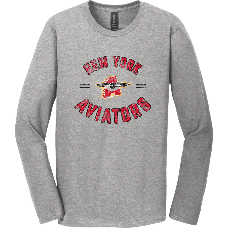 NY Aviators Softstyle Long Sleeve T-Shirt