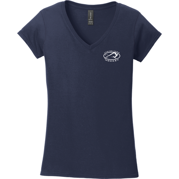 Jr. Herd Softstyle Ladies Fit V-Neck T-Shirt