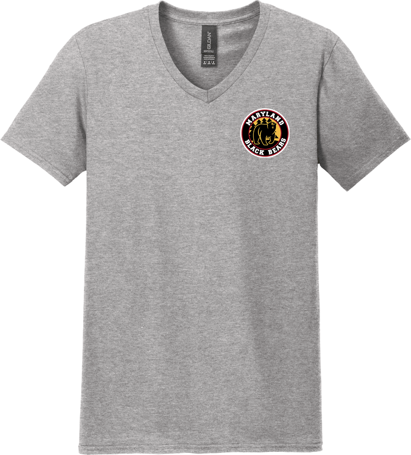 Maryland Black Bears Softstyle V-Neck T-Shirt