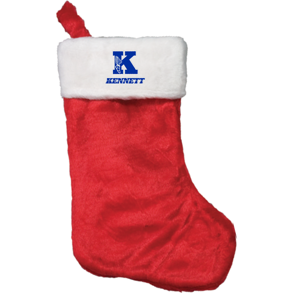 Kennett Track Plush Christmas Stocking