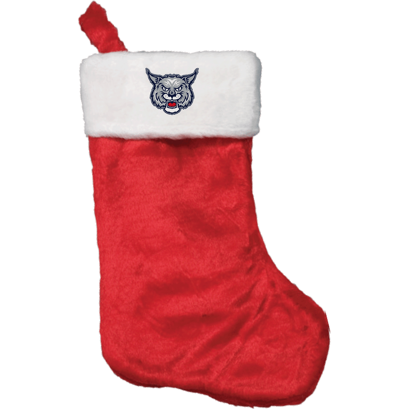 CT Bobcats Plush Christmas Stocking