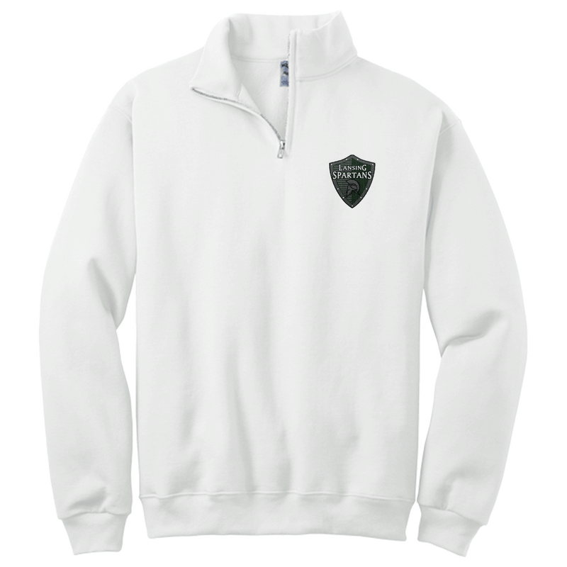 Lansing Spartans NuBlend 1/4-Zip Cadet Collar Sweatshirt