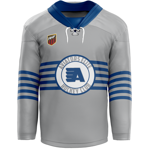 NJ Jets Aviators 8U Youth Player Hybrid Jersey