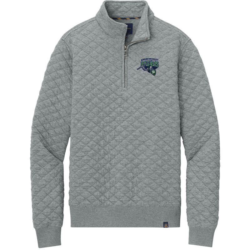 Kensington Valley Raiders Brooks Brothers Diamond Quilt 1/4-Zip