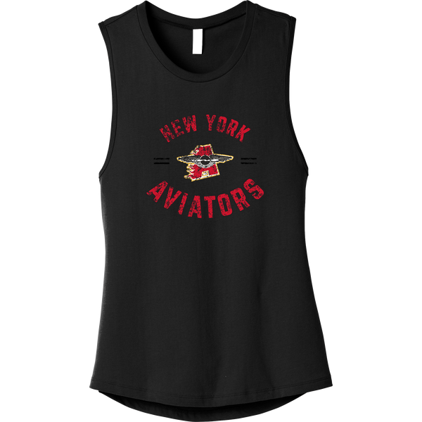 NY Aviators Womens Jersey Muscle Tank