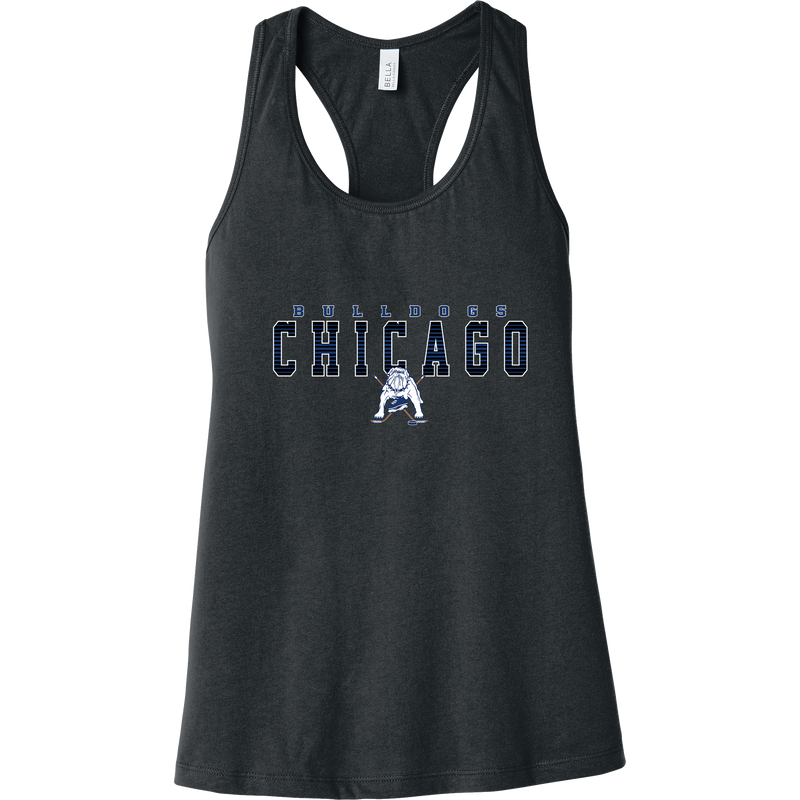 Chicago Bulldogs Womens Jersey Racerback Tank