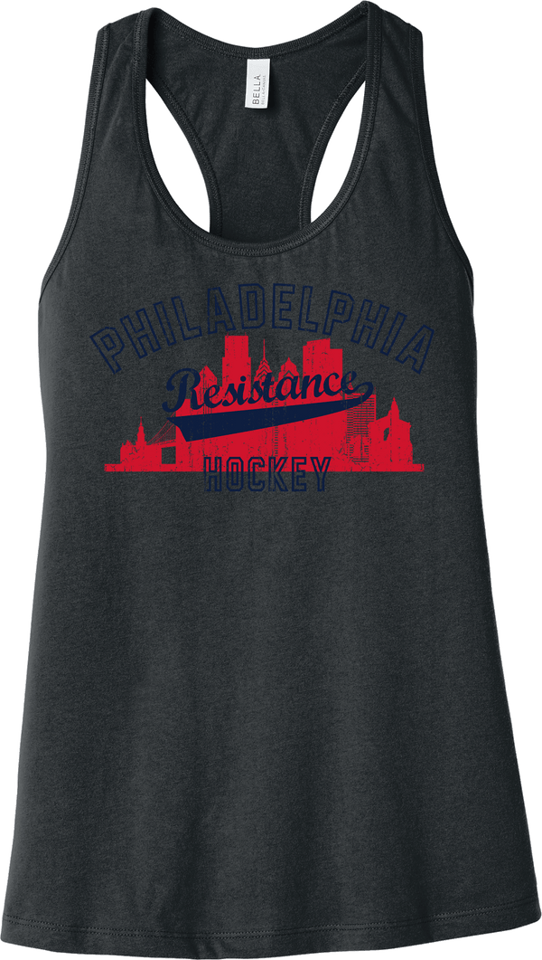 Philadelphia Resistance Womens Jersey Racerback Tank