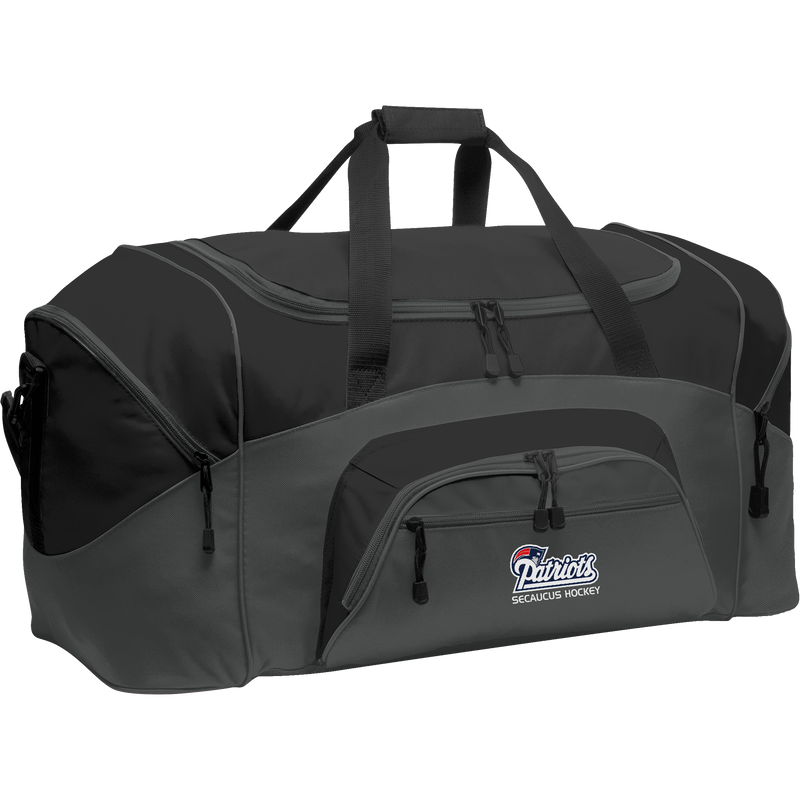 Secaucus Patriots Standard Colorblock Sport Duffel