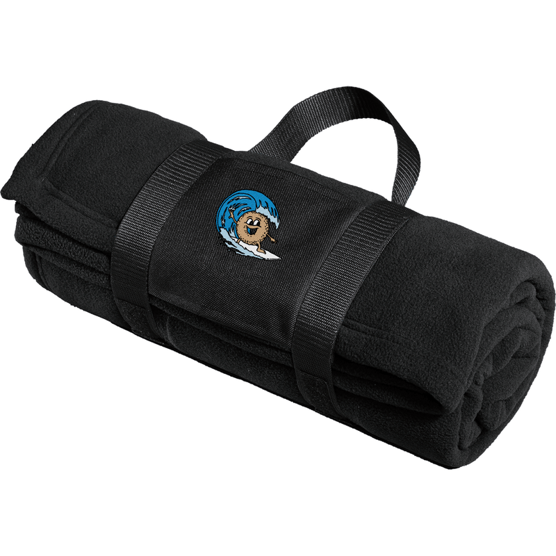 BagelEddi's Fleece Blanket with Carrying Strap