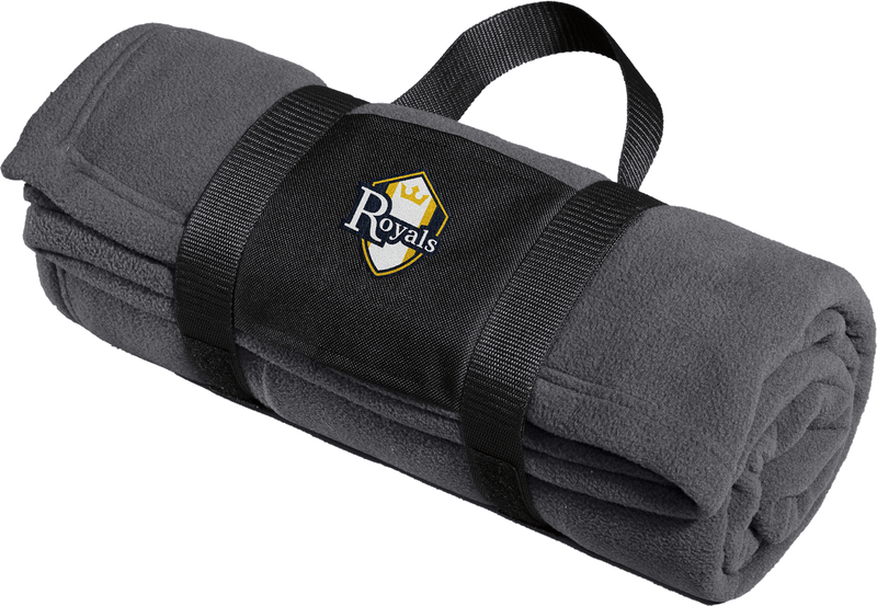 Royals Hockey Club Fleece Blanket with Carrying Strap