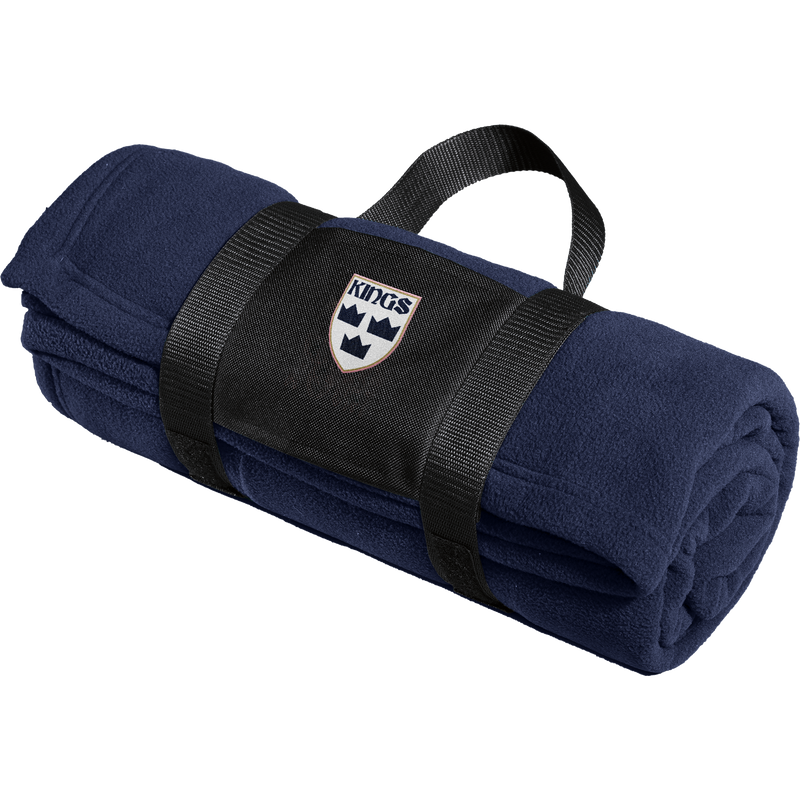 Lady Kings Fleece Blanket with Carrying Strap