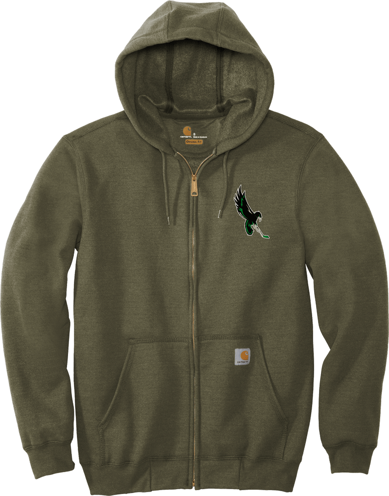 Wilmington Nighthawks Carhartt Midweight Hooded Zip-Front Sweatshirt
