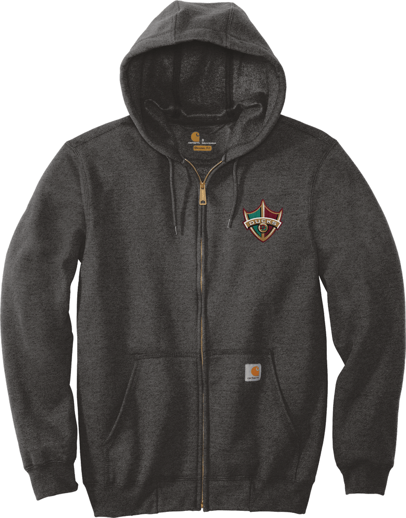 Delaware Ducks Carhartt Midweight Hooded Zip-Front Sweatshirt