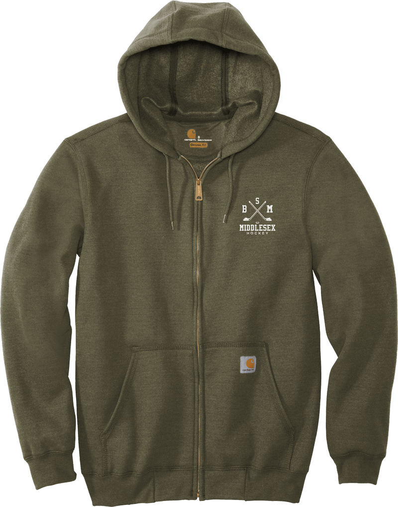 BSM Middlesex Carhartt Midweight Hooded Zip-Front Sweatshirt