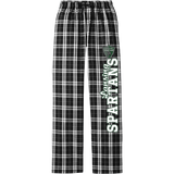 Lansing Spartans Women's Flannel Plaid Pant