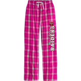 NJ Raiders Women's Flannel Plaid Pant