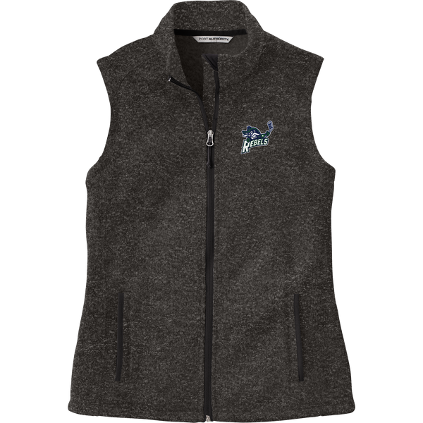Kensington Valley Rebels Ladies Sweater Fleece Vest