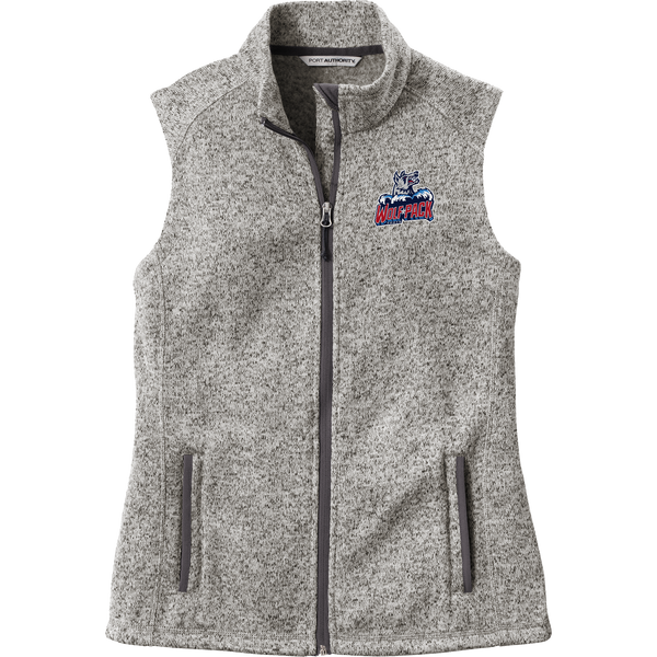 CT Wolfpack South Ladies Sweater Fleece Vest