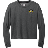 Upland Country Day School New Era Ladies Tri-Blend Fleece Crop Crew