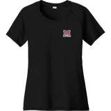 Jr. Mounties Ladies PosiCharge Tri-Blend Wicking Scoop Neck Raglan Tee