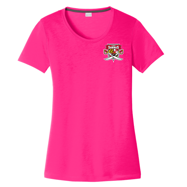 SOMD Lady Sabres Ladies PosiCharge Competitor Cotton Touch Scoop Neck Tee