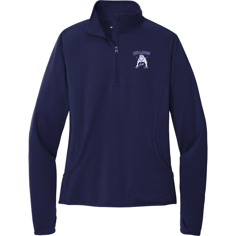 Chicago Bulldogs Ladies Sport-Wick Stretch 1/4-Zip Pullover