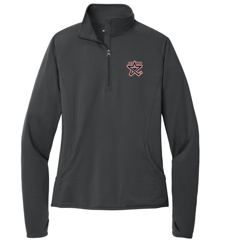 NY Stars Ladies Sport-Wick Stretch 1/4-Zip Pullover