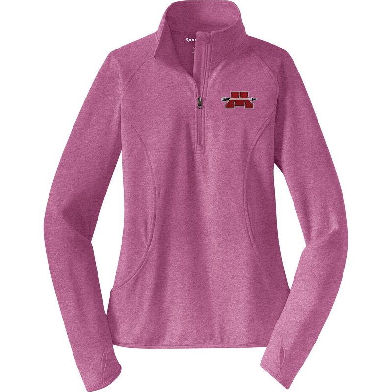 Mercer Arrows Ladies Sport-Wick Stretch 1/4-Zip Pullover