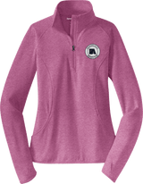 Aspen Aviators Ladies Sport-Wick Stretch 1/4-Zip Pullover