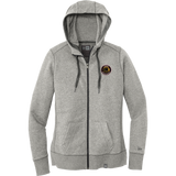 MD Jr. Black Bears New Era Ladies French Terry Full-Zip Hoodie