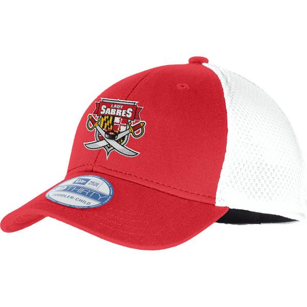 SOMD Lady Sabres New Era Youth Stretch Mesh Cap