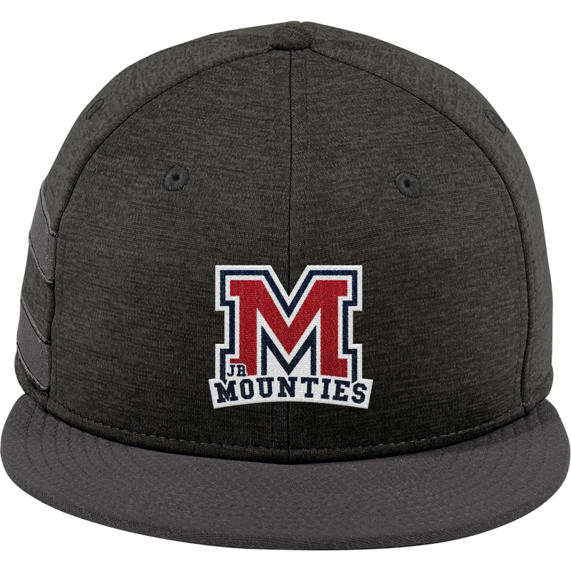 Jr. Mounties New Era Shadow Heather Striped Flat Bill Snapback Cap