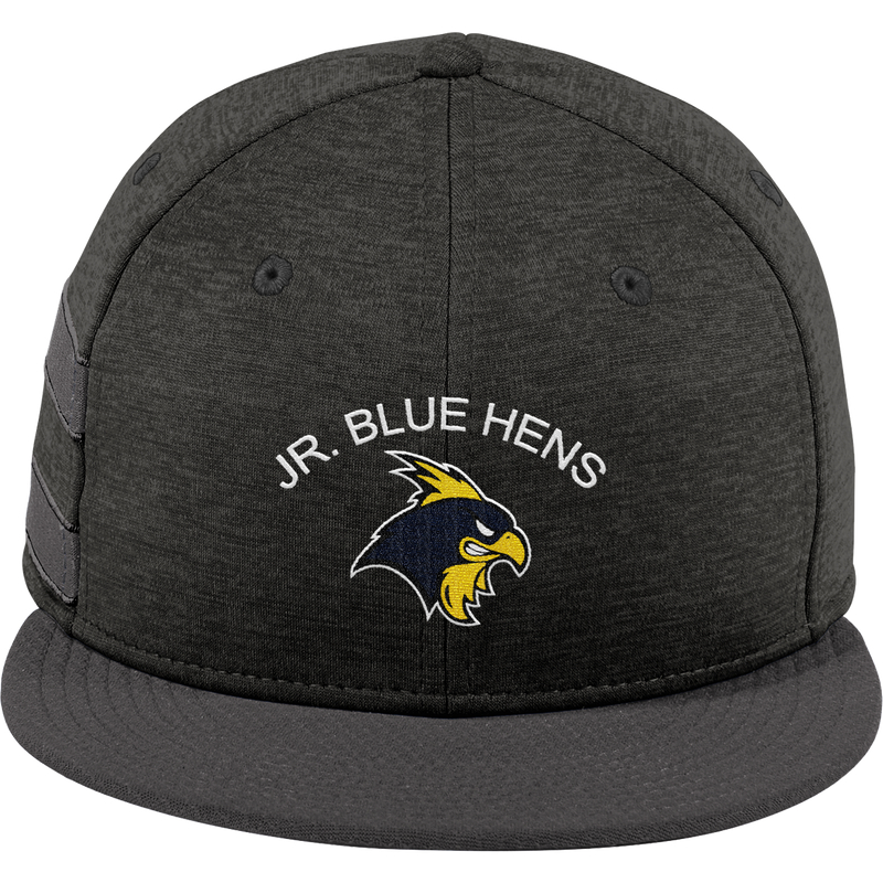 Delaware Jr. Blue Hens New Era Shadow Heather Striped Flat Bill Snapback Cap