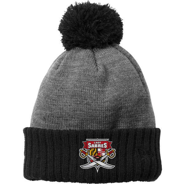SOMD Lady Sabres New Era Colorblock Cuffed Beanie