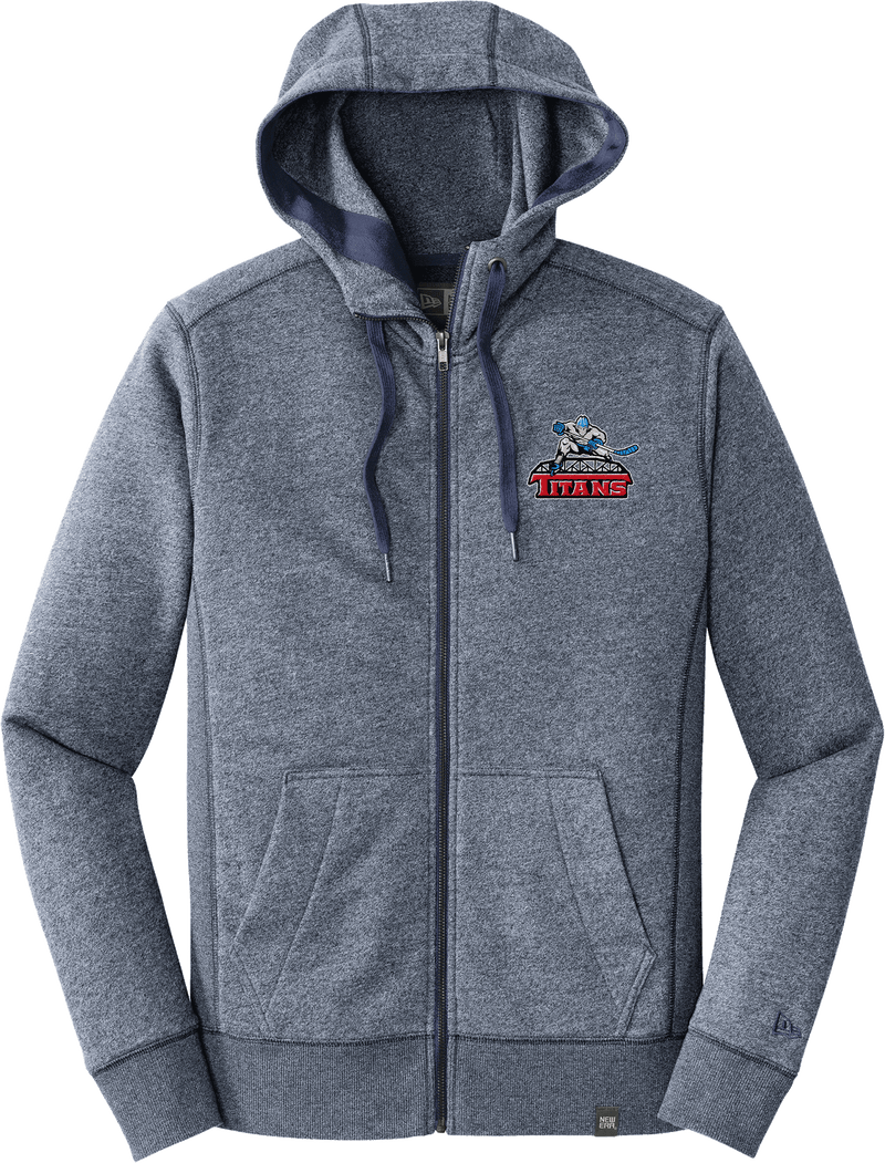 NJ Titans New Era French Terry Full-Zip Hoodie