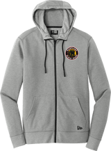 Maryland Black Bears New Era Tri-Blend Fleece Full-Zip Hoodie