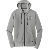 NJ Jets New Era Tri-Blend Fleece Full-Zip Hoodie