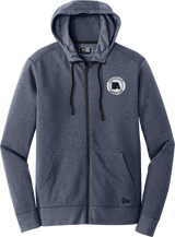 Aspen Aviators New Era Tri-Blend Fleece Full-Zip Hoodie