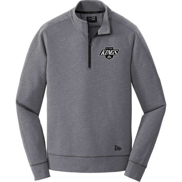 CT Oil Kings New Era Tri-Blend Fleece 1/4-Zip Pullover