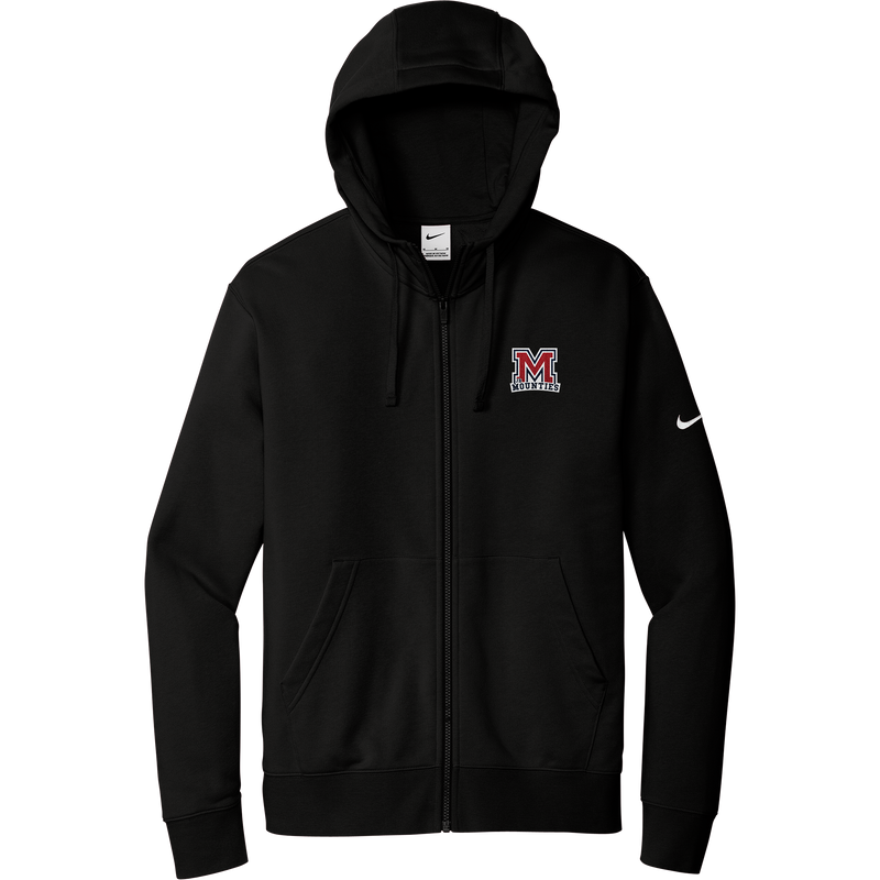 Jr. Mounties Nike Club Fleece Sleeve Swoosh Full-Zip Hoodie