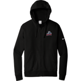 Hartford Jr. Wolfpack Nike Club Fleece Sleeve Swoosh Full-Zip Hoodie