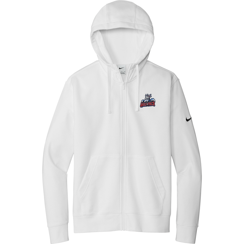 Hartford Jr. Wolfpack Nike Club Fleece Sleeve Swoosh Full-Zip Hoodie