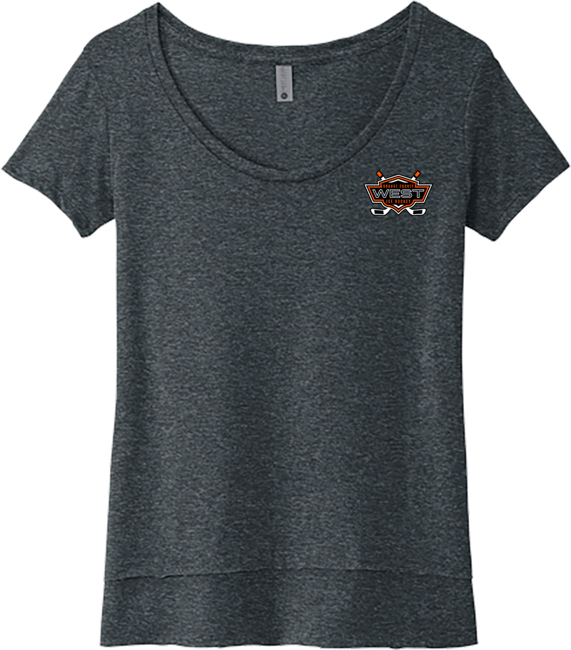 Orange County West Womens Festival Scoop Neck Tee