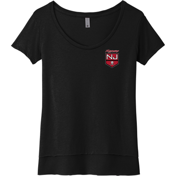 NJ Raiders Womens Festival Scoop Neck Tee