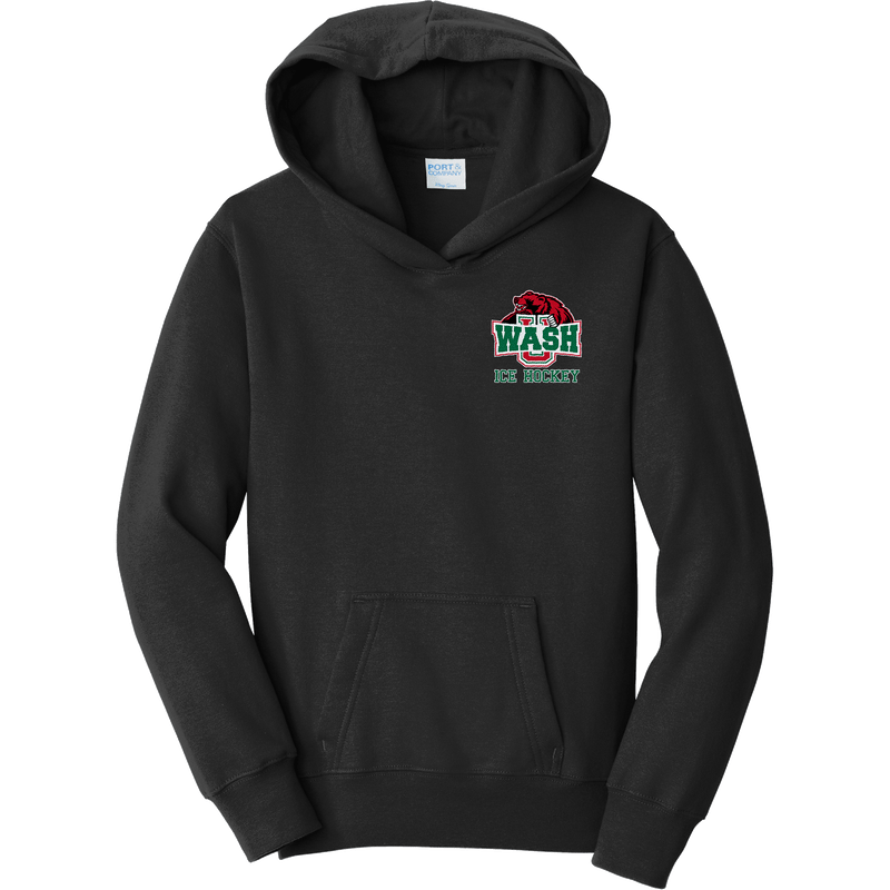 Wash U Youth Fan Favorite Fleece Pullover Hooded Sweatshirt