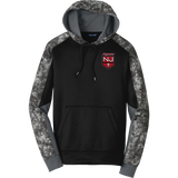 NJ Raiders Sport-Wick Mineral Freeze Fleece Colorblock Hooded Pullover